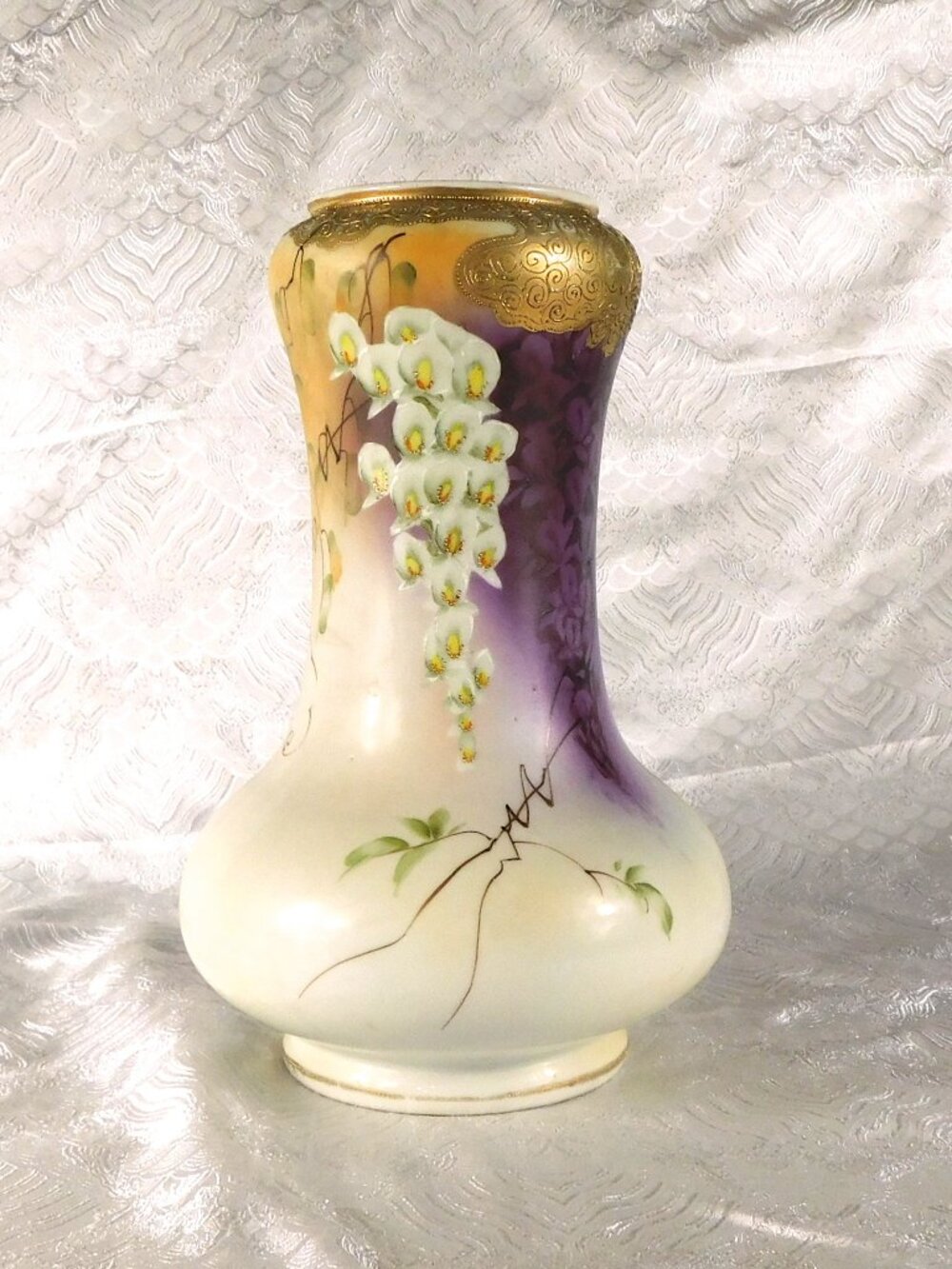 Large Hand Painted and Hand Decorated Vase by Imperial Nippon # 26747